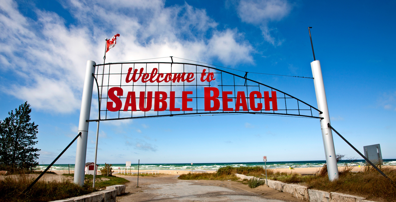 Entry sign of Sauble Beach